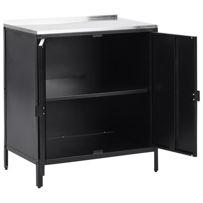 Udekøkken Modul Vilama 80x50x90 cm Sort Stål
