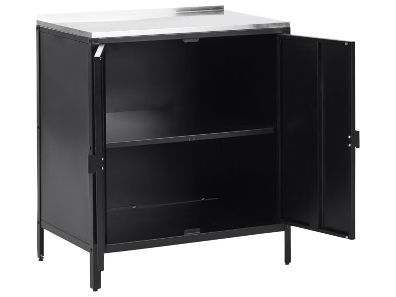 Udekøkken Modul Vilama 80x50x90 cm Sort Stål