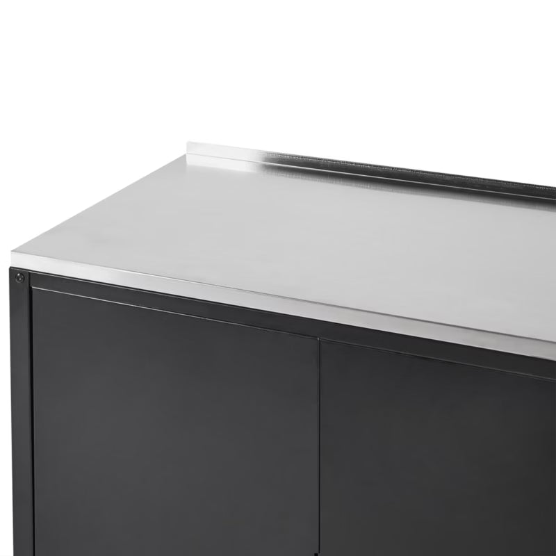 Udekøkken Modul Vilama 80x50x90 cm Sort Stål
