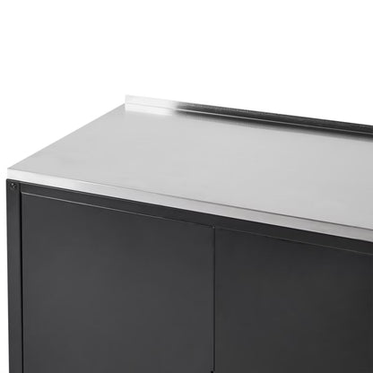 Udekøkken Modul Vilama 80x50x90 cm Sort Stål
