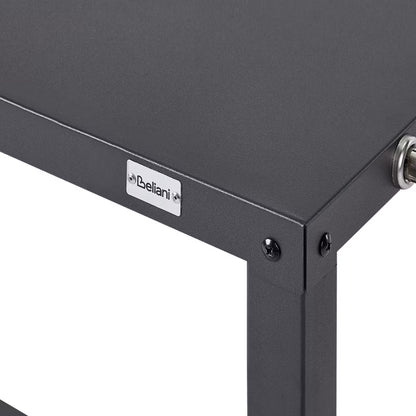 Udekøkken Rullevogn Staletti 115x60 cm Sort Stål