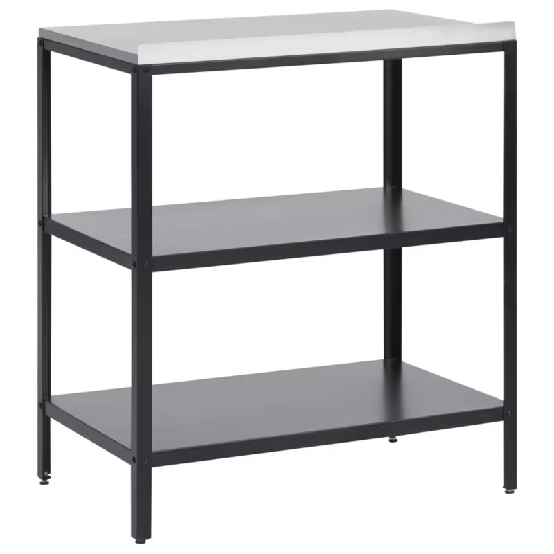Udekøkken VILAMA 80x50x90 cm Sort Stål