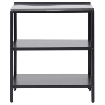Udekøkken VILAMA 80x50x90 cm Sort Stål