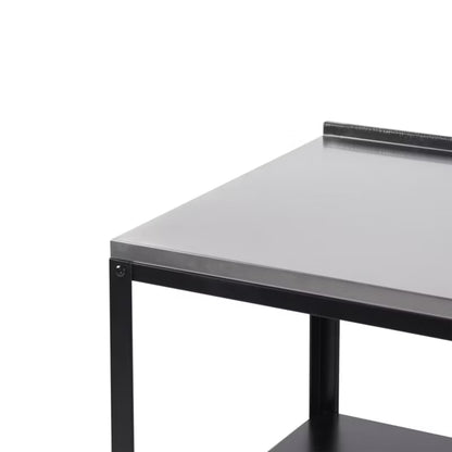 Udekøkken VILAMA 80x50x90 cm Sort Stål
