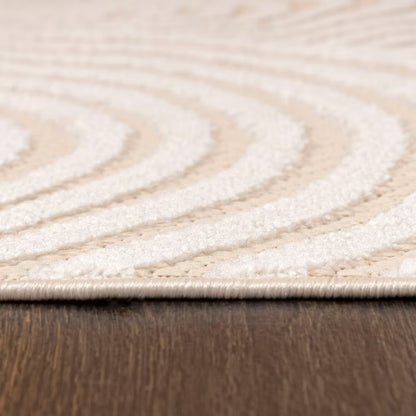 Udendørs Gulvtæppe 200x200 cm Beige
