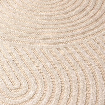 Udendørs Gulvtæppe 200x200 cm Beige