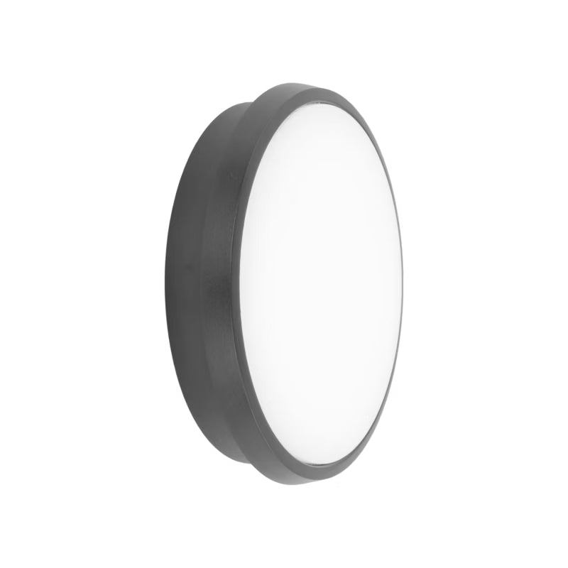Udendørs Loftlampe LED Rund 24,5 cm Grafit IP54