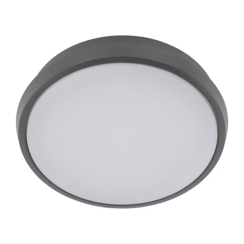 Udendørs Loftlampe LED Rund 24,5 cm Grafit IP54