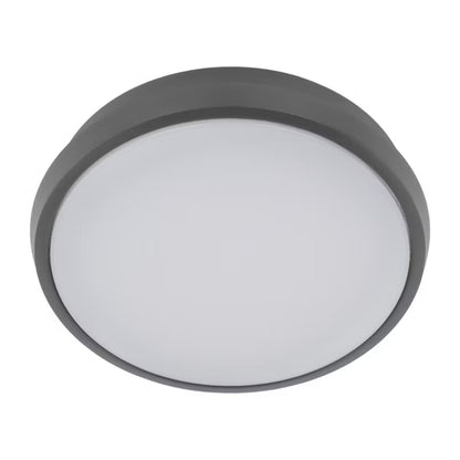 Udendørs Loftlampe LED Rund 24,5 cm Grafit IP54