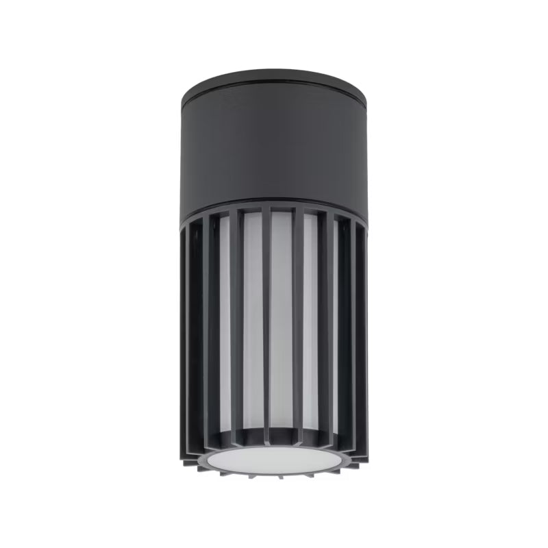Udendørs Loftlampe Ribo 9x17 cm Grå IP54 1xE27