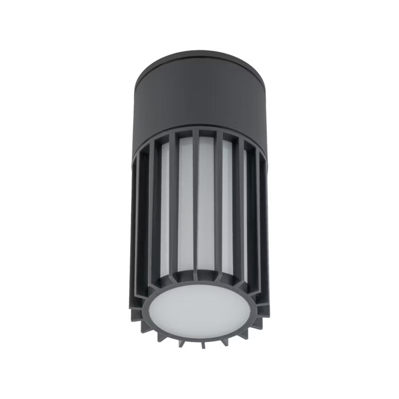 Udendørs Loftlampe Ribo 9x17 cm Grå IP54 1xE27