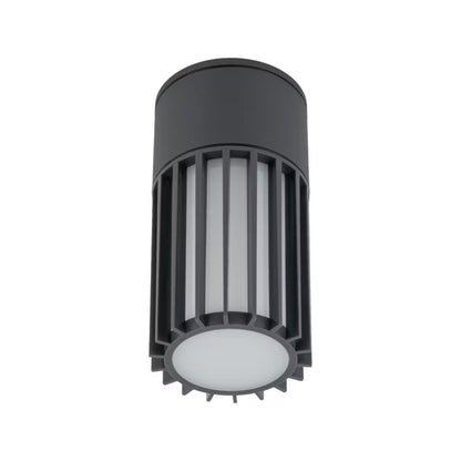 Udendørs Loftlampe Ribo 9x17 cm Grå IP54 1xE27