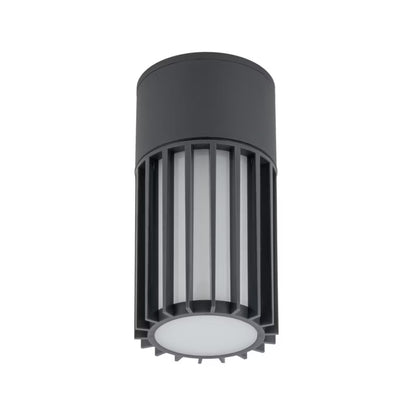 Udendørs Loftlampe Ribo 9x17 cm Grå IP54 1xE27