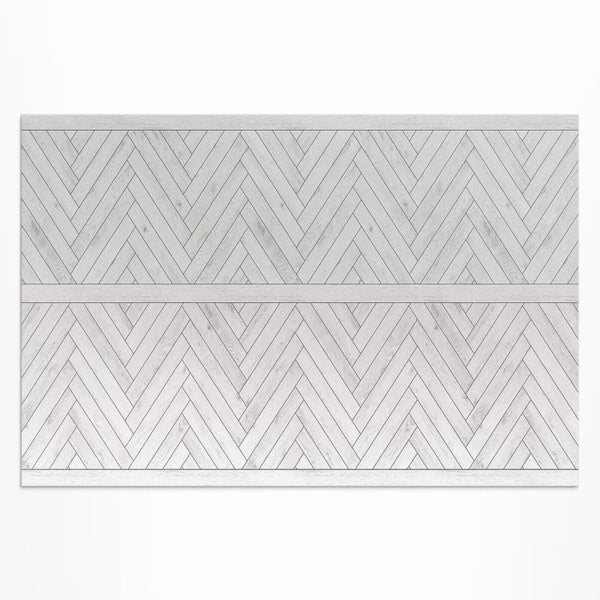 Udendørs Vinyltæppe 150x225 cm Grå Parketmønster