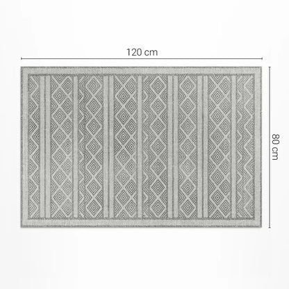 Udendørs Vinyltæppe 80x120 cm Grå