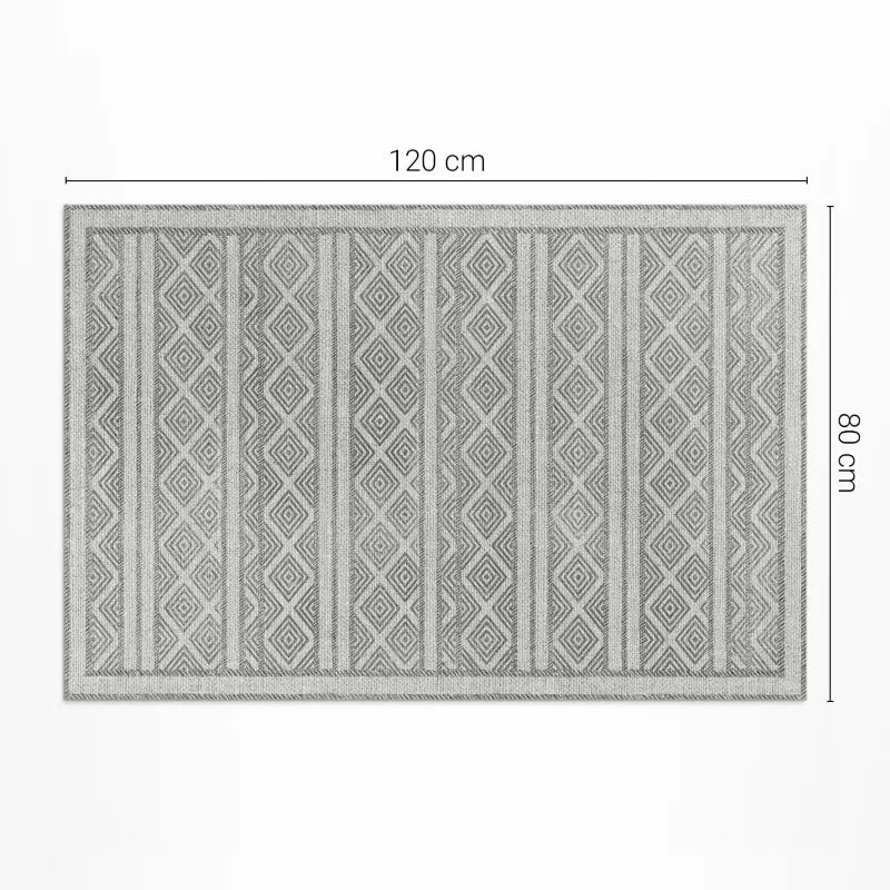 Udendørs Vinyltæppe 80x120 cm Grå