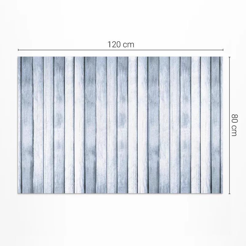 Udendørs Vinyltæppe Grå Plankedesign 80x120 cm | 4069491854031