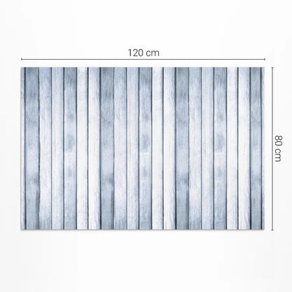 Udendørs Vinyltæppe Grå Plankedesign 80x120 cm | 4069491854031
