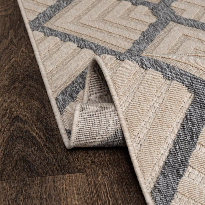 Udendørstæppe Cansas 200x300 cm Beige