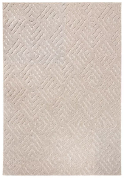 Udendørstæppe Cansas T932E Beige Kremet Geometrisk