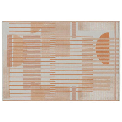 Udendørstæppe Malaita 120x180 cm Orange og Beige