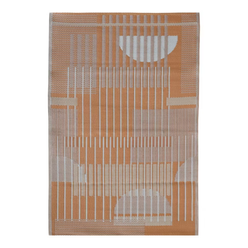 Udendørstæppe Malaita 120x180 cm Orange og Beige