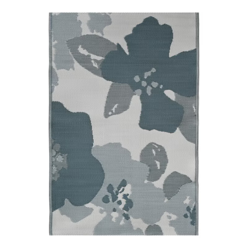 Udendørstæppe Malaita 120x180 cm Blomstret Beige Grøn