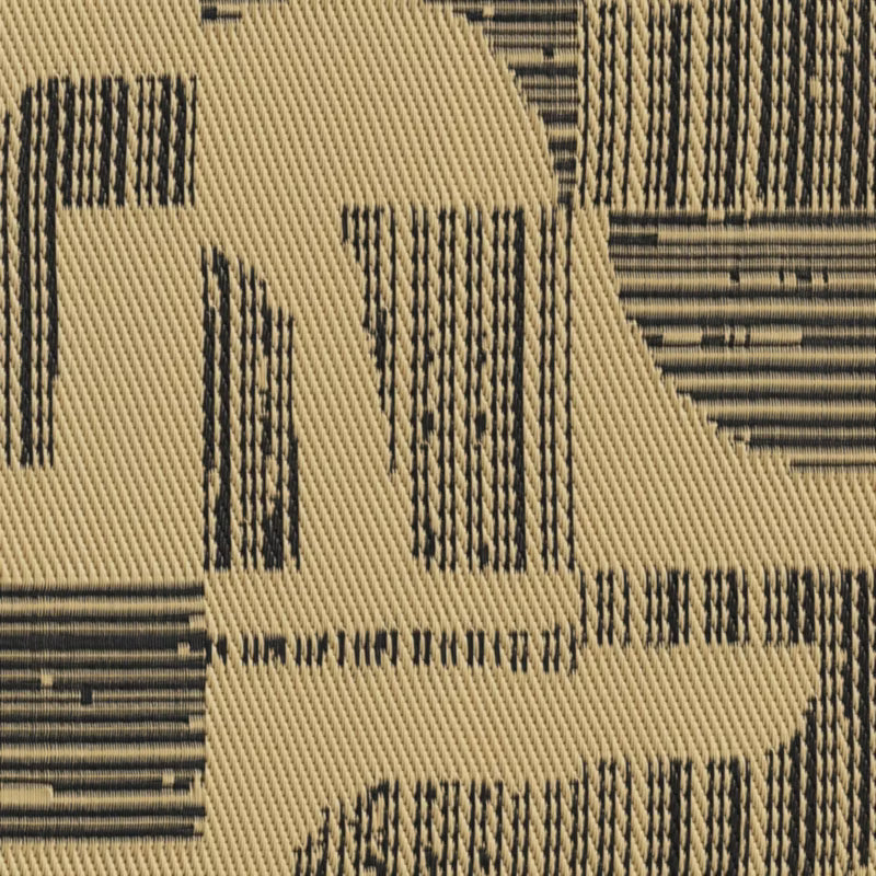 Udendørstæppe Malaita 120x180 cm Sort og Beige