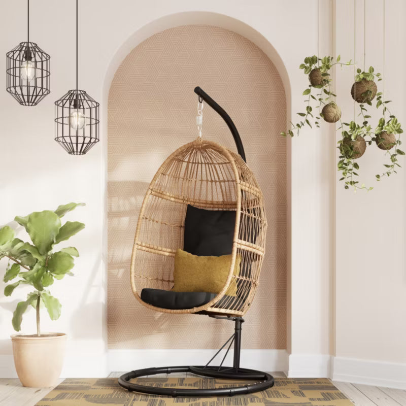 Udendørstæppe Malaita 120x180 cm Sort og Beige