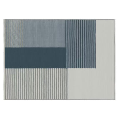Udendørstæppe Malaita 180x240 cm Blå og Grøn