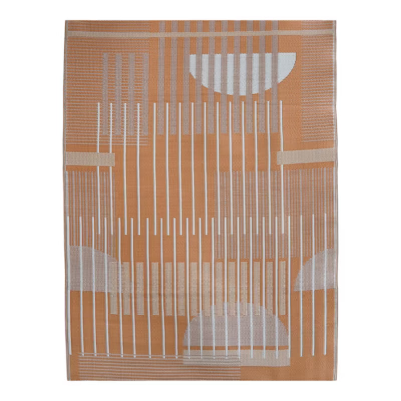 Udendørstæppe Malaita 180x240 cm Orange og Beige