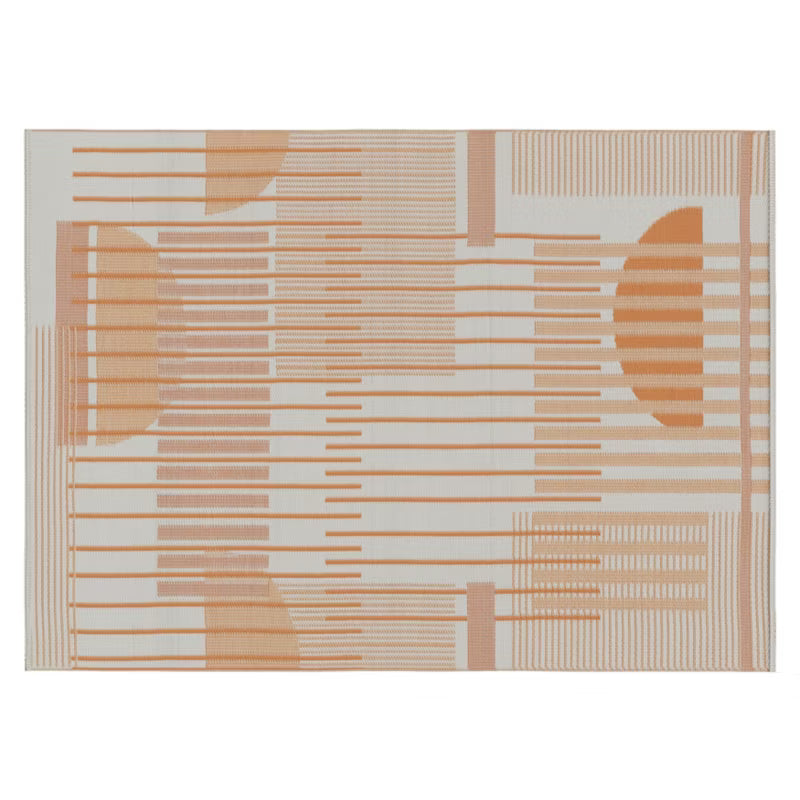 Udendørstæppe Malaita 180x240 cm Orange og Beige