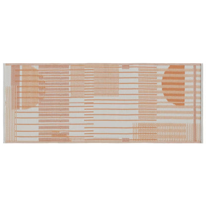 Udendørstæppe Malaita 70x180 cm Orange og Beige