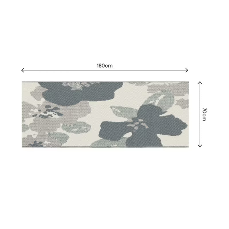 Udendørstæppe Malaita 70x180 cm Beige/Grøn