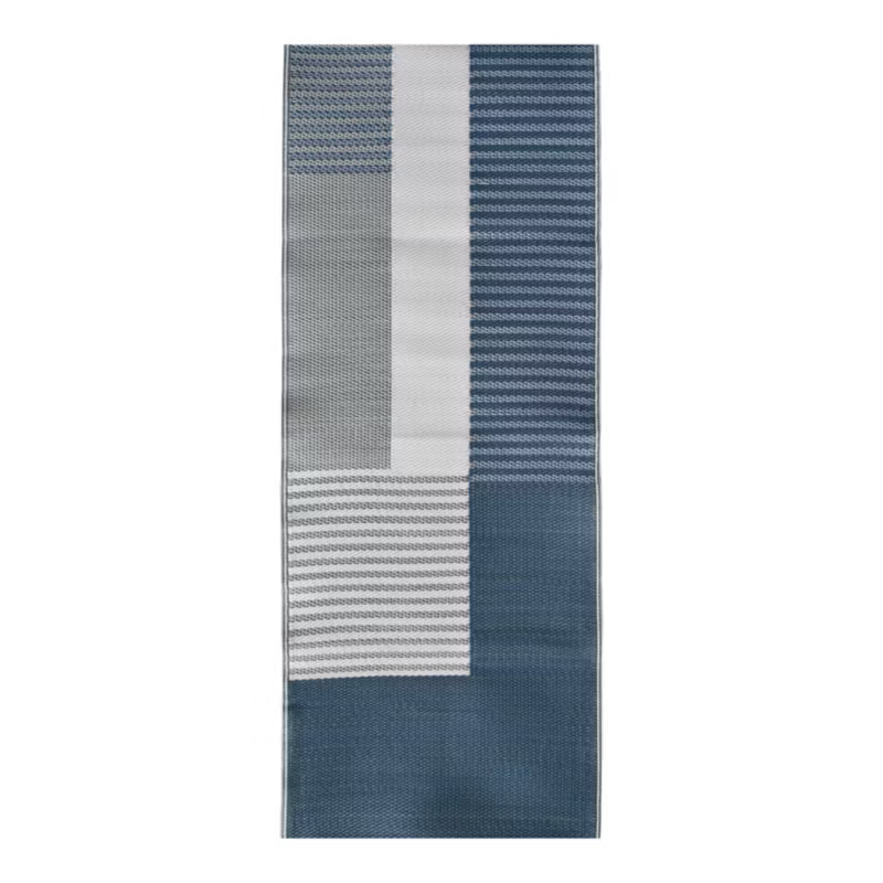Udendørstæppe Malaita 70x180 cm Blå og Grøn
