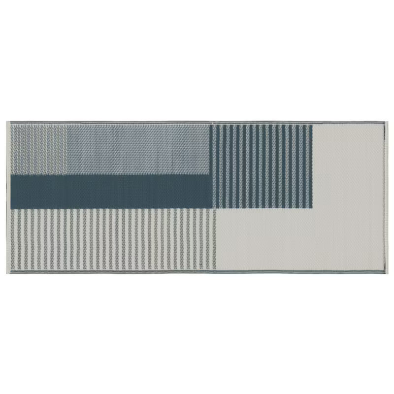 Udendørstæppe Malaita 70x180 cm Blå og Grøn