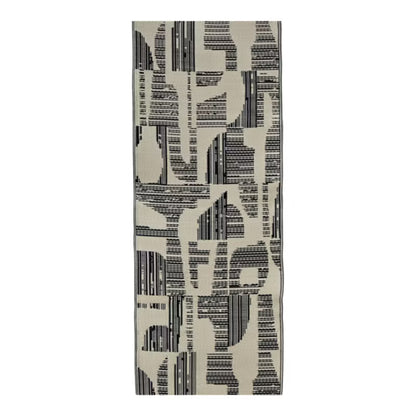 Udendørstæppe Malaita 70x180 cm Sort og Beige