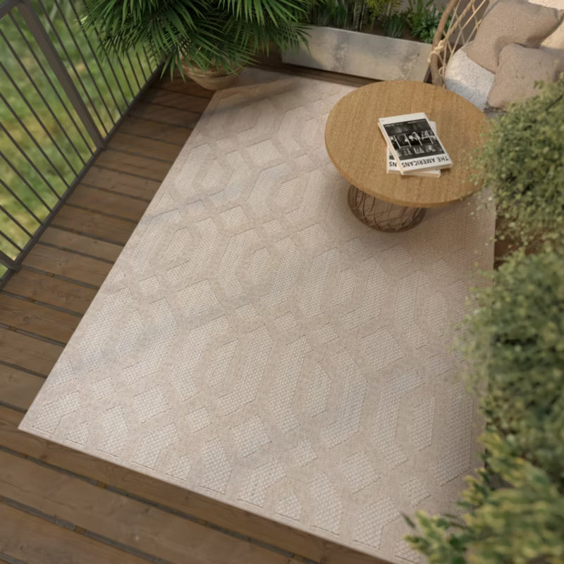 Udendørs Gulvtæppe T936E 200x300 cm Beige