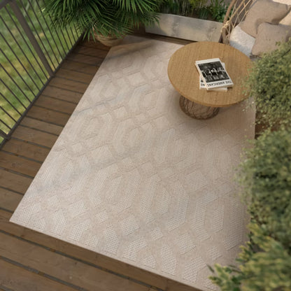 Udendørs Gulvtæppe T936E 200x300 cm Beige