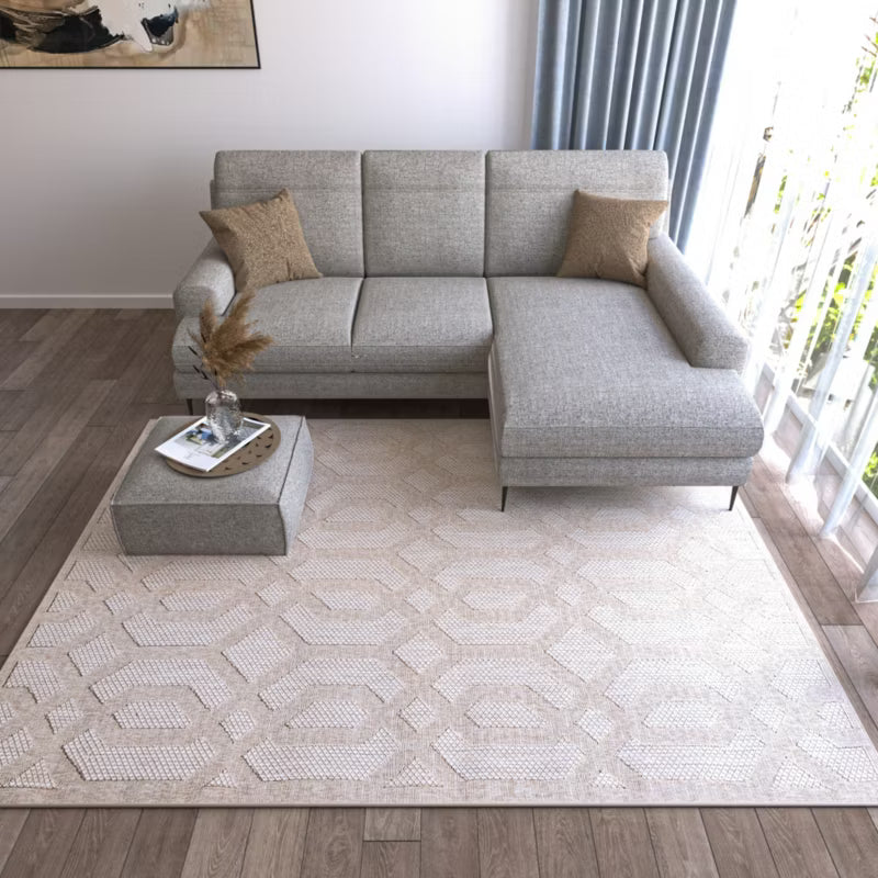 Udendørs Gulvtæppe T936E 200x300 cm Beige
