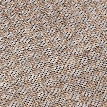 Udendørs Gulvtæppe Veranda 200x200 cm Brun