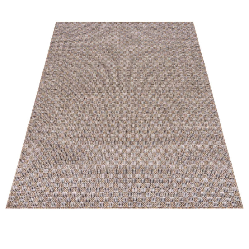 Udendørs Gulvtæppe Veranda 200x200 cm Brun