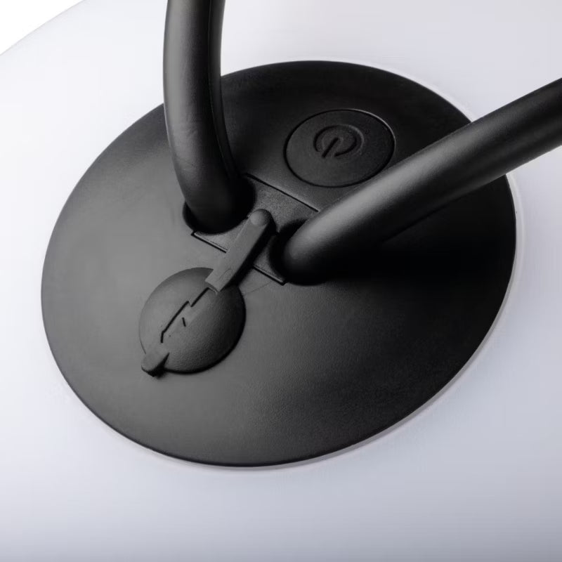 Udendørs Lanterne LED Ø23 cm Hvid IP54 USB