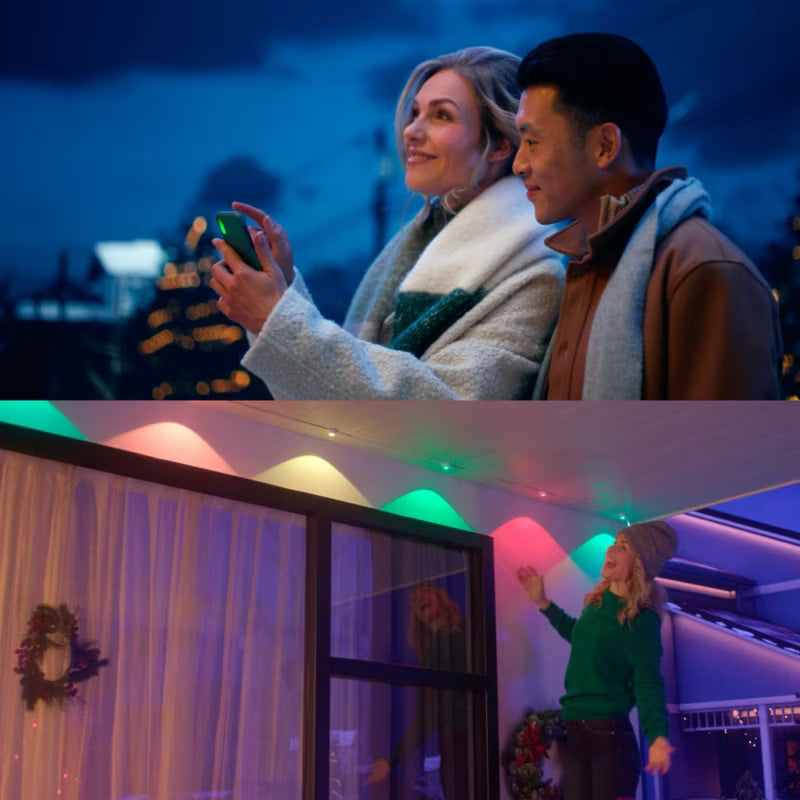 Udendørs Lyskæde Festavia 9 m 16 LED RGB IP65 Udvidelse