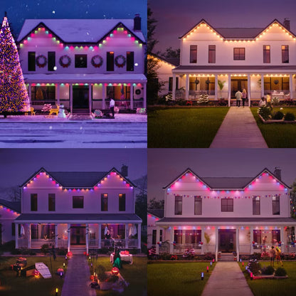 Udendørs Lyskæde Festavia 9 m 16 LED RGB IP65 Udvidelse