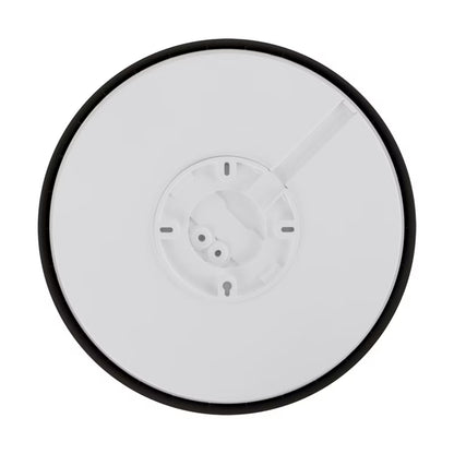 Udendørs Plafond LED 33x33 cm Sort IP54 med Sensor