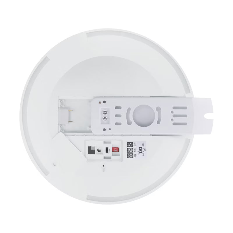 Udendørs Plafond LED PUZEL Rund 30 cm Hvid IP44 CCT
