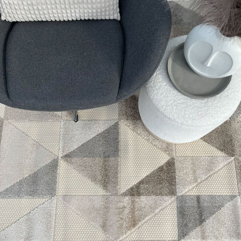 Udendørs Tæppe 160x230 cm Beige EC96E