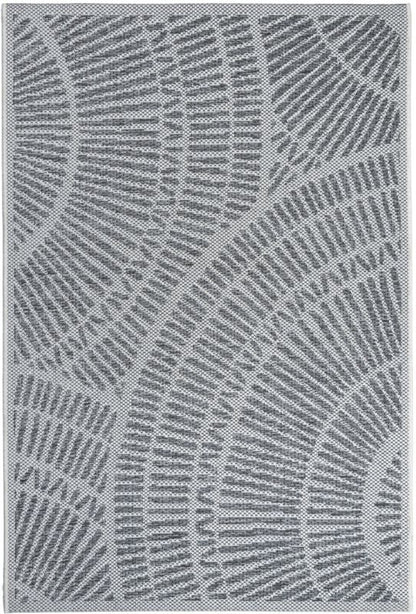 Udendørs Tæppe Clyde 120x170 cm Grå Polypropylen