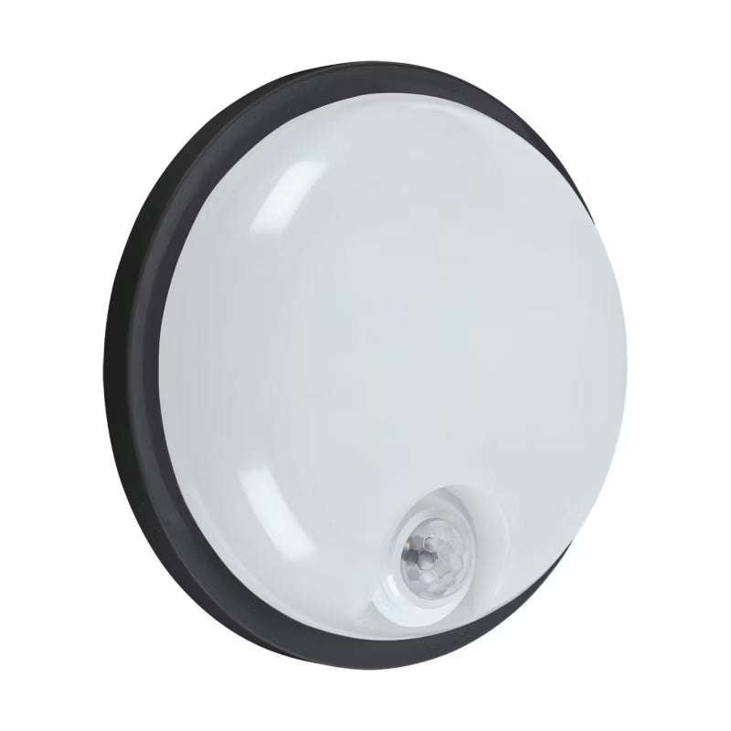 Udendørs Væglampe LED Rund 16,7 cm Sort IP65